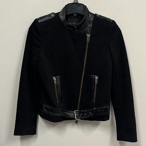 Rachel Zoe Jacket with Lambskin Leather Accents